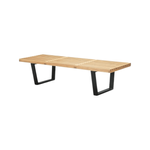 George Nelson Replica Platform Bench 152cm -  Natural