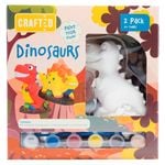 Crafted Paint Your Own Dinosaurs Kit - 2 Pack