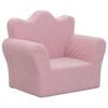 vidaXL Kids' Sofa Pink Soft Plush children's sofa playroom couch mini sofa