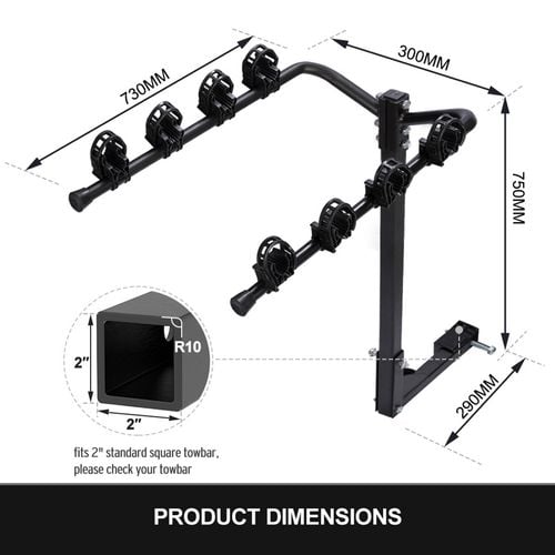 Towbar bike rack bunnings sale