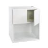Kaboodle 600mm Egg White Wall Microwave Cabinet - Egg White