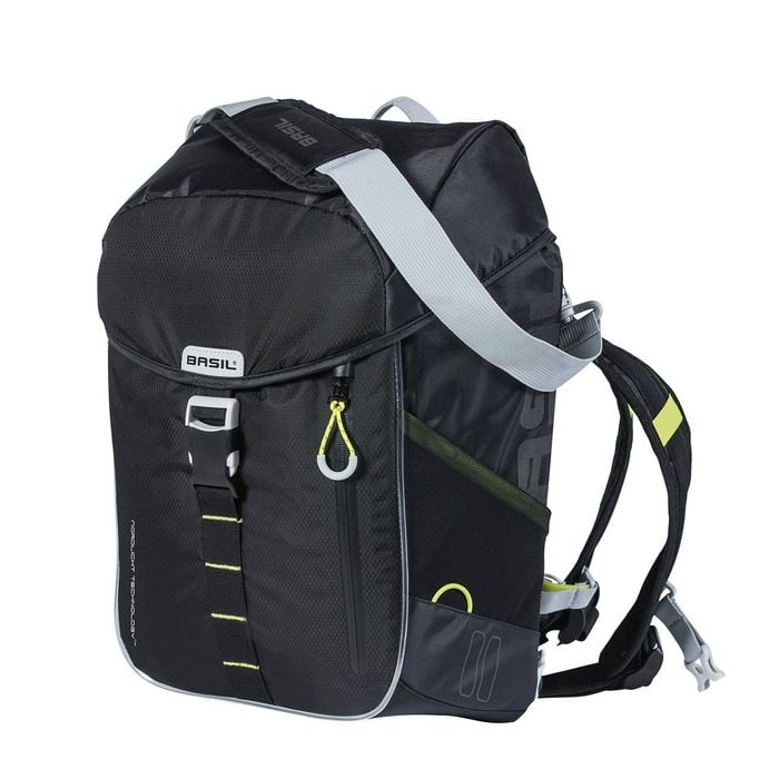 Basil Miles Daypack W/Led 17L Lime Black