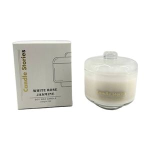 More Than Party Soy Scented Candle Jar Home Fragrance White Rose & Jasmine 230g