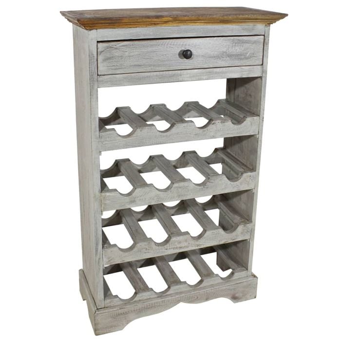 vidaXL Solid Wine Rack 55x23x85cm Bottle Holder Storage Organiser