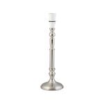 Verve Design Brushed Chrome Bondi Candlestick Lamp Base