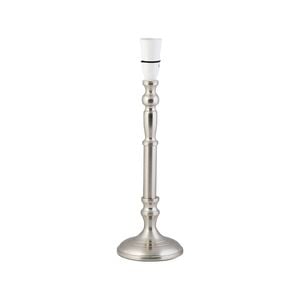 Verve Design Brushed Chrome Bondi Candlestick Lamp Base