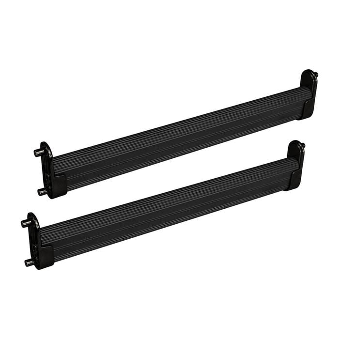 Lugna 900mm Black Hang Rail Insert Kit - 2 Pack