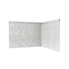 TerraForm Edging 230mmH x 610mmW  2.5mm Gauge Galvanised Steel Inside Corner 