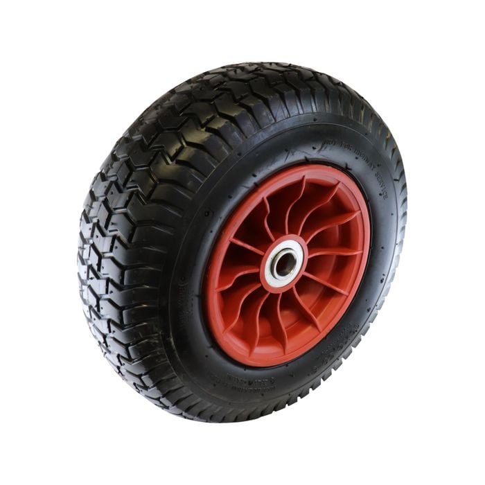 Easyroll 6.5 x 8" Nylon Wheelbarrow Wheel with 1" Axle Diameter