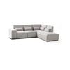 Foret 5 Seater Sofa Modular Corner Lounge Couch Fabric Right Chaise Beige L Shape