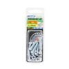 Zenith M6 x 25mm Zinc Plated Round Head Bolt And Nut - 10 Pack