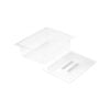 SOGA 100mm Clear GN Pan 1/2 with Lid – Food Tray Storage