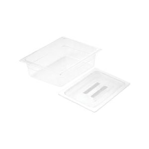 SOGA 100mm Clear GN Pan 1/2 with Lid – Food Tray Storage
