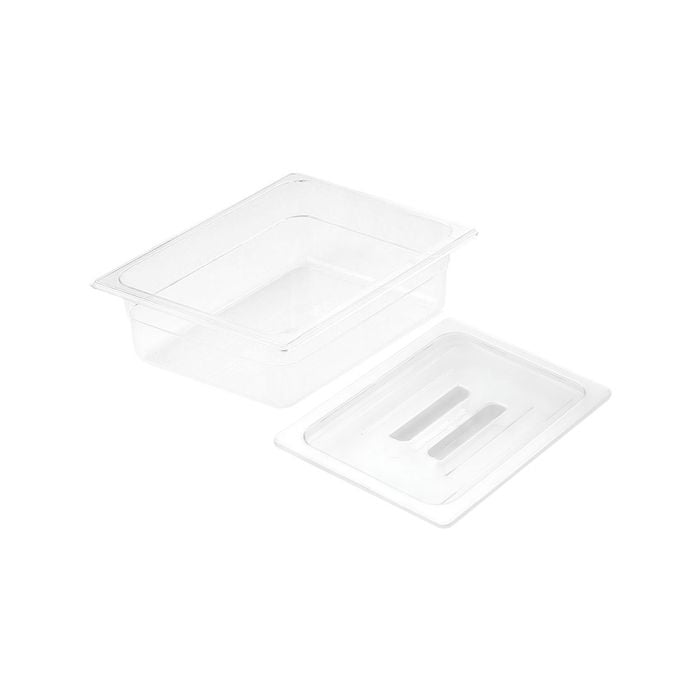 SOGA 100mm Clear GN Pan 1/2 with Lid – Food Tray Storage