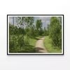 Path Surrounded By Trees  Print 100% Australian Made 90x60cm  (Poster)