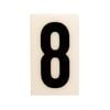 Sandleford 60mm White Self Adhesive House Number 8