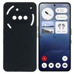 MEZON Nothing Phone (3a) Slim Black TPU Gel Back Case Wireless Charging Compatible
