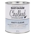Rust-Oleum 887ml Clear Matt Chalked Protective Topcoat