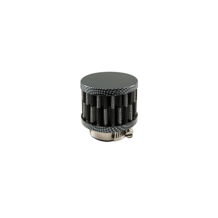 Zenzo 25mm Oil Catch Tank Crankcase Vent/Valve Breather Intake Round Air Filter