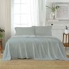 J Elliot Home Microfibre Queen Bed Sheet  w/ Pillowcases Bedding Set Sage