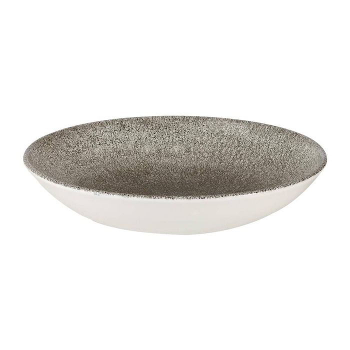 Churchill Round Coupe Bowls Studio Prints Raku Black 248mm 12 Pack
