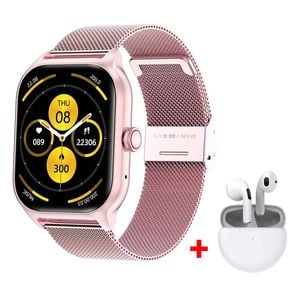 Sports Smart Watch Bluetooth Pink