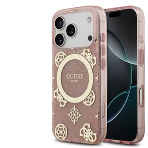 Guess Peony Edition For Iphone 17 Pro Max - Pink/gold
