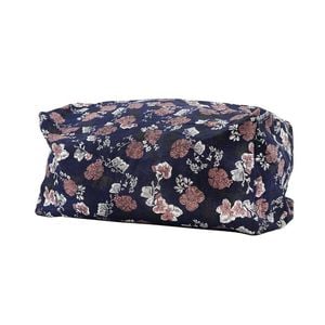 Belle Rectangle Ottoman Lounge Chair 90x60cm - Indigo Rose