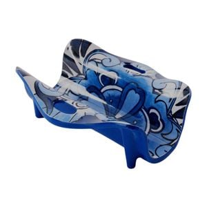 Prepara Melamine Single Tortilla Taco Serving Holder Stand 9cm Blue