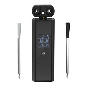 Advwin Wireless Meat Thermometer with Dual Probes, Bluetooth 5.3 Smart Food Thermometer with App