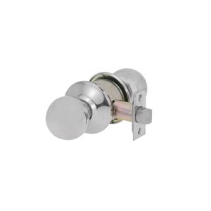 Lockwood Polished Stainless Steel Symmetry Imperial Passage Knobset