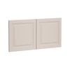 Kaboodle 1000mm Cannellini Heritage Fridge Cabinet Doors - 2 Pack