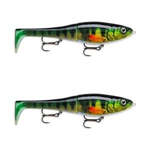2x Rapala 20cm X Rap Peto Sink Hybrid Swimbait Fishing Lures - Live Perch