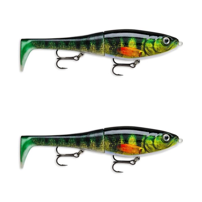2x Rapala 20cm X Rap Peto Sink Hybrid Swimbait Fishing Lures - Live Perch