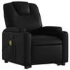 vidaXL Stand up Massage Recliner Chair Armchair Single Sofa Black Faux Leather