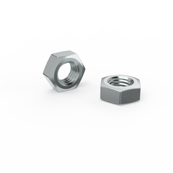 ZENITH M8 Zinc Plated Hex Nuts - Each