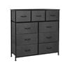 Levede 9 Chest of Drawers Storage Cabinet Tower Dresser Tallboy Drawer Retro
