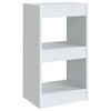 vidaXL Book Cabinet/Room Divider White Bookcase Storage Rack Home Organiser
