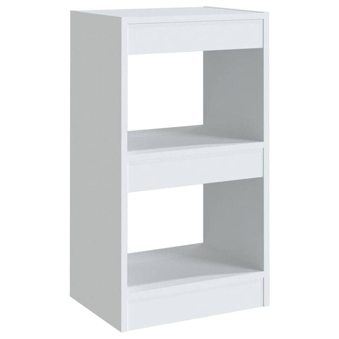 vidaXL Book Cabinet/Room Divider White Bookcase Storage Rack Home Organiser