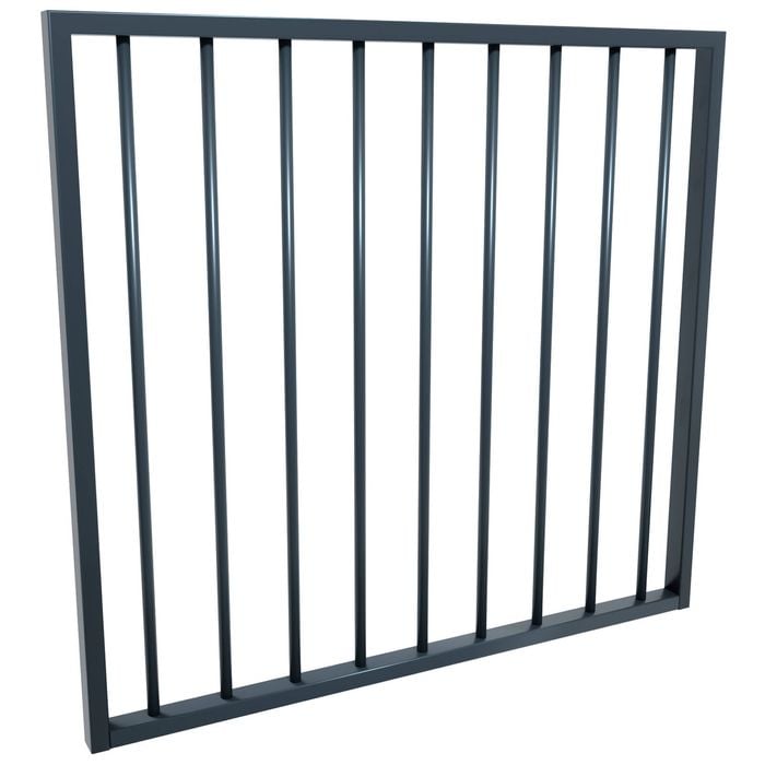 ProtectorAl 975 x 900mm Deep Ocean Aluminium Flat Top Garden Gate
