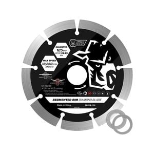 Full Boar 125mm Segmented Rim Diamond Blade