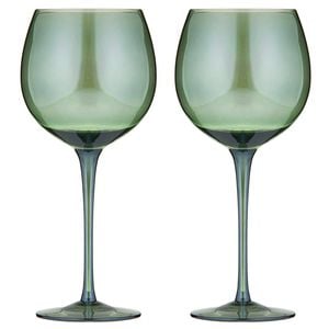 2pc Tempa Verity Gin/Tonic Drinking Crystal Glass Set - Fern
