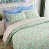 Bloomington 100% Cotton Cover Lightly Quilted Coverlet Set Isabella Multi Queen