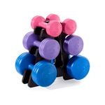 York 19kg Dumbbell Set with Tree