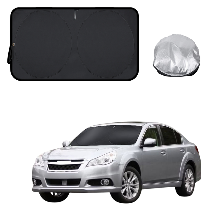 Front Windscreen Sun Shade for Subaru Liberty 2009 - 2014 5GEN - Standard 150 x 85 cm - Black