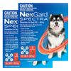 Nexgard Spectra Extra Large Dogs (30.1 - 60kg) Red 12 Pack