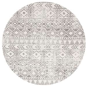 The Rug Connection Jaya 456 Off White 240x240cm - Large Round Coastal Pet Friendly Indoor Rug