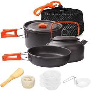 Lifebay 11-Piece Camping Cookware Cooking Set