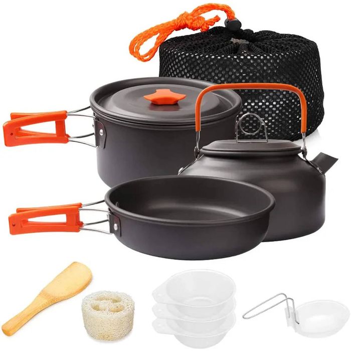 Lifebay 11-Piece Camping Cookware Cooking Set