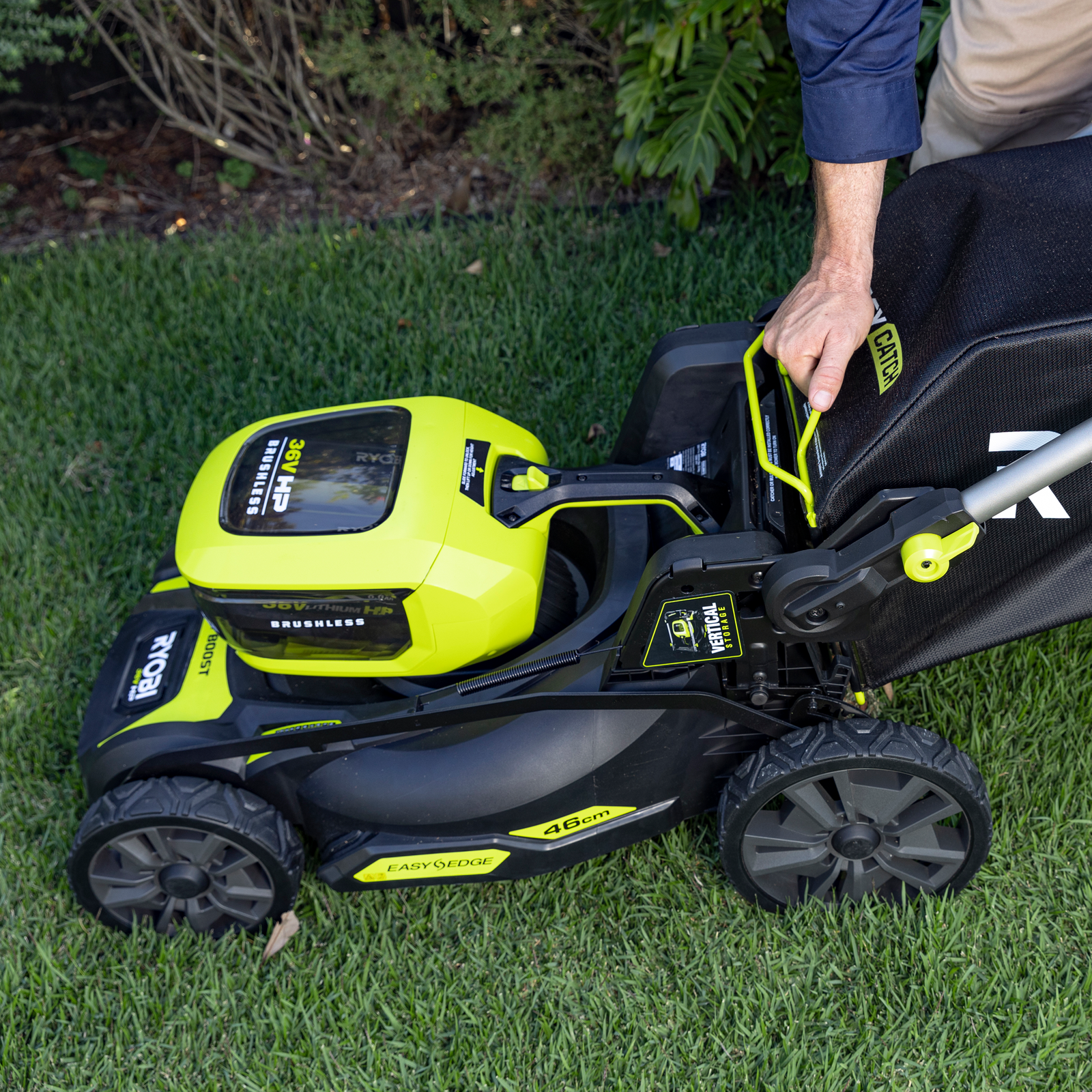 Bunnings lawn mower ryobi sale